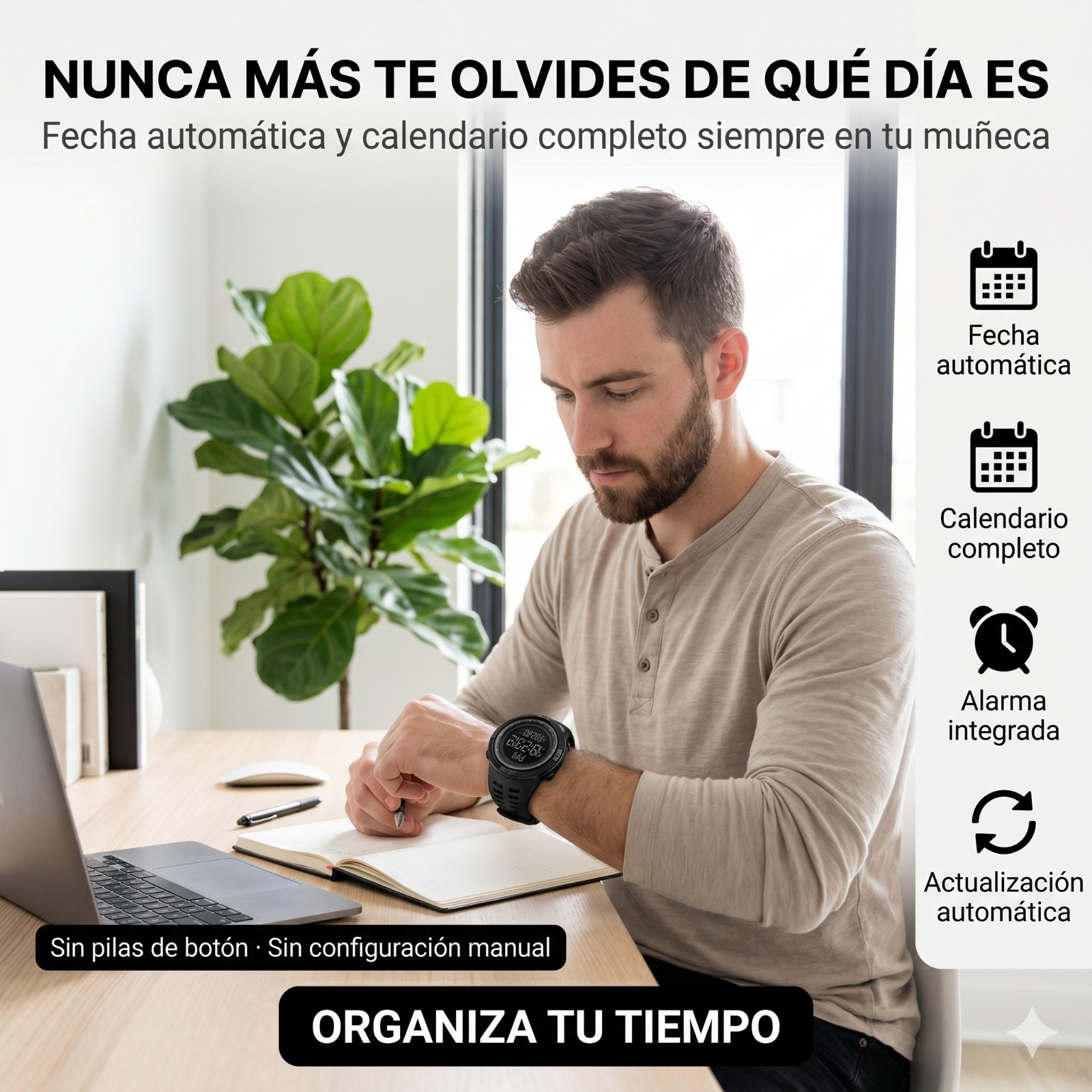 RELOJ DEPORTIVO MULTIFIUNCIONAL ⌚