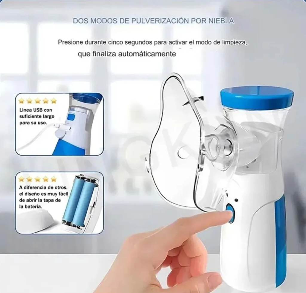Nebulizador Portátil Casero