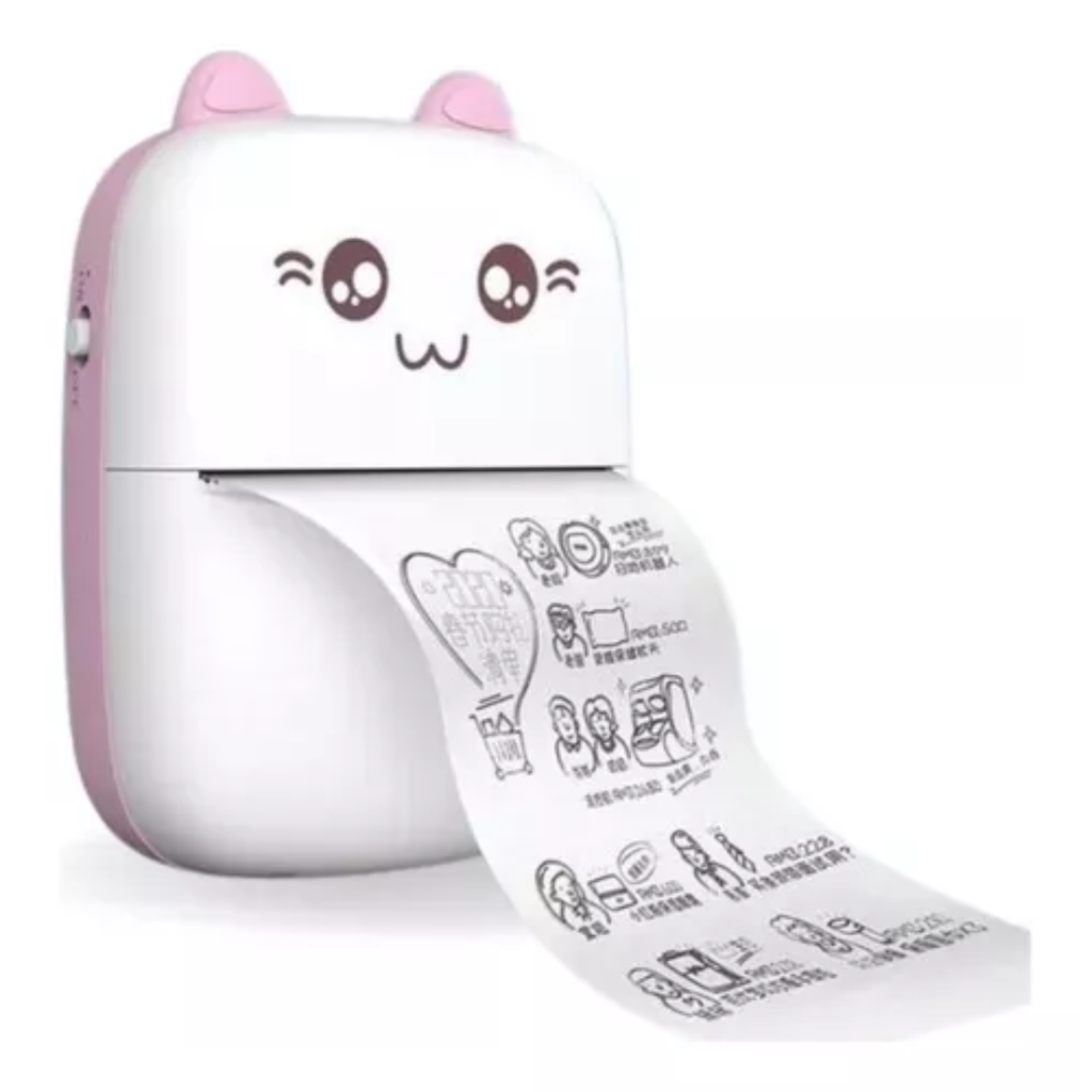 Mini Impresora Térmica Gatito Bluetooth