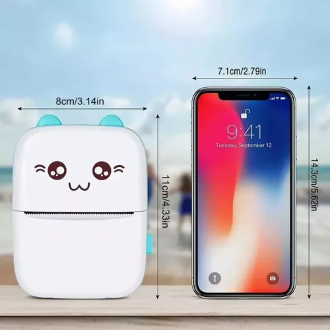Mini Impresora Térmica Gatito Bluetooth