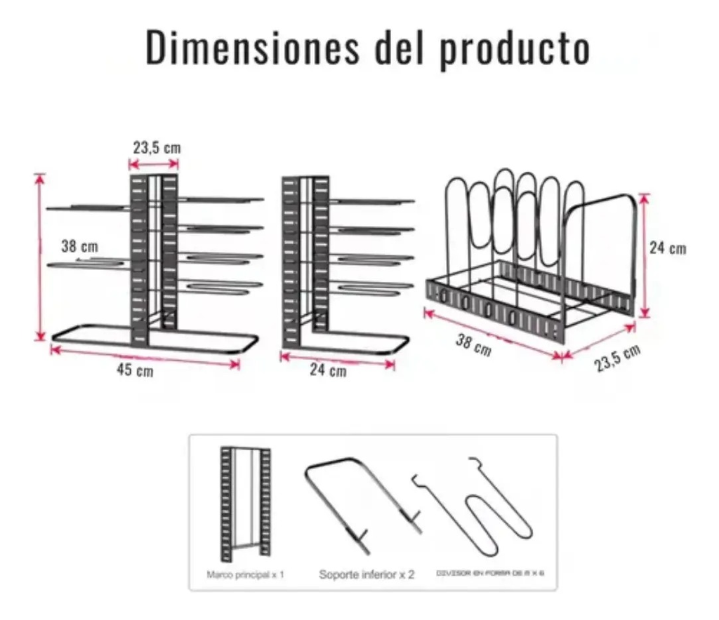 Organizador de Ollas