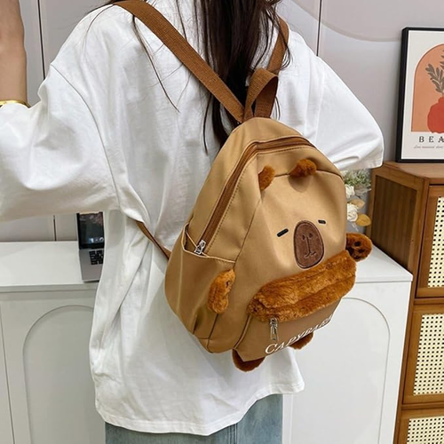 BOLSO CAPIBARA PELUCHE