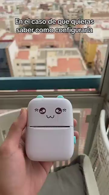 Mini Impresora Térmica Gatito Bluetooth